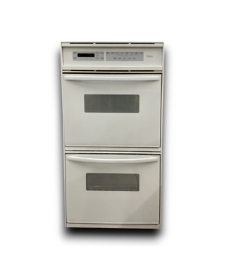Bud's Warehouse 55136 White Electric Double Wall Oven 27"w