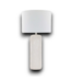 Bud's Warehouse 55142 Cream Glaze Table Lamp With Linen Shade