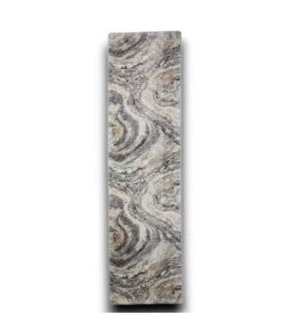 Bud's Warehouse 55143 Grey & Cream Swirl Area Rug 2' X 8'