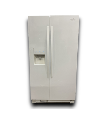Bud's Warehouse 55145 Side By Side Refrigerator With External Dispenser White 36"
