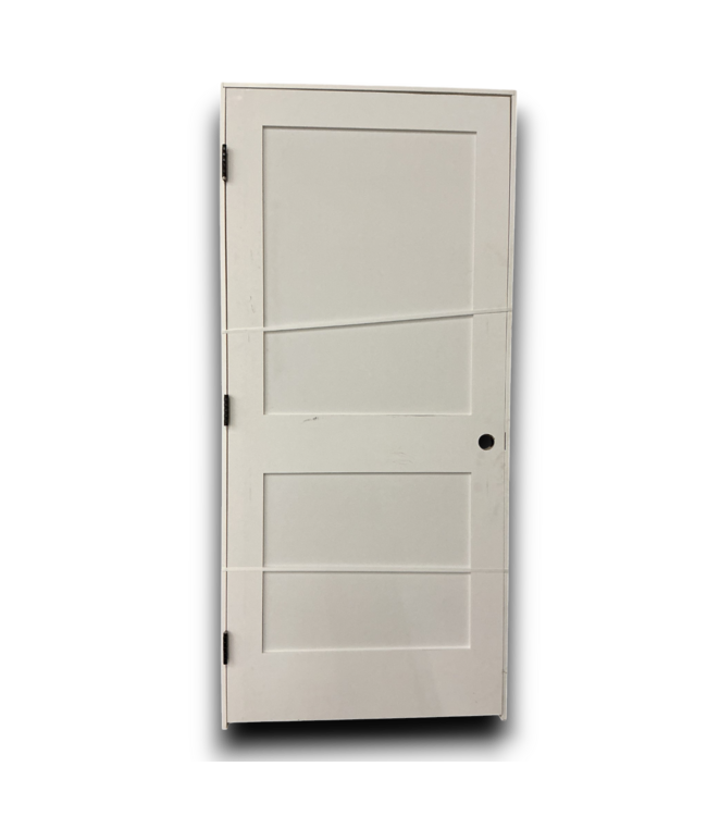 55147 2 Panel Solid Core Prehung Right Hand Inswing Interior Door 36"w
