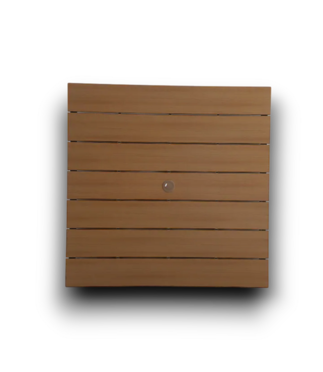 55148 Style Selections Waterline Square Outdoor Table