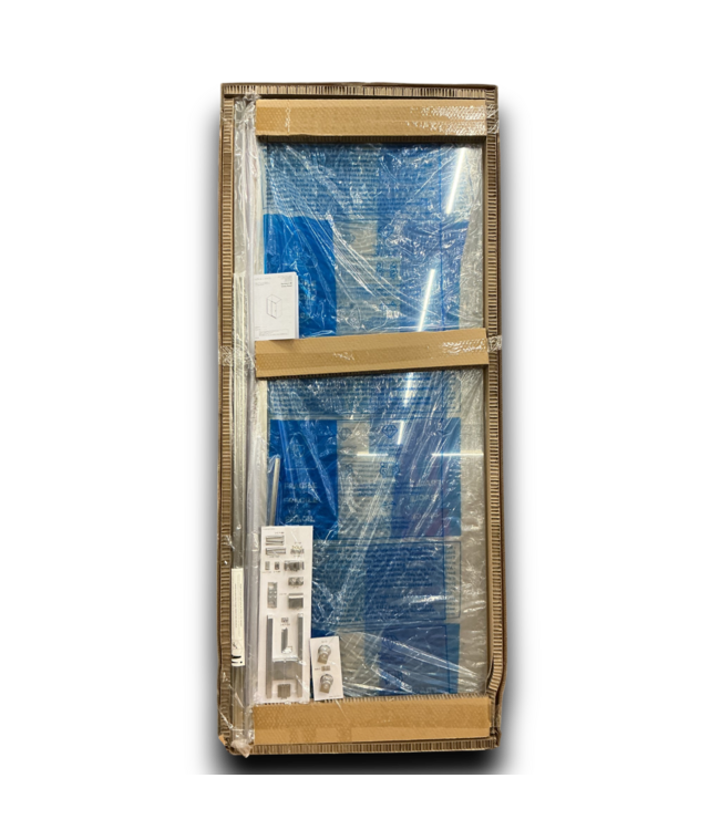 Bud's Warehouse 55151 Davidson Satin Nickel Frameless Sliding Shower Door 55" To 60"w