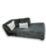 Bud's Warehouse 55131 Altari Slate 2 Piece Sectional With Ottoman