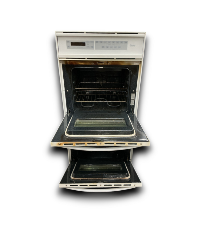 55136 White Electric Double Wall Oven 27"w