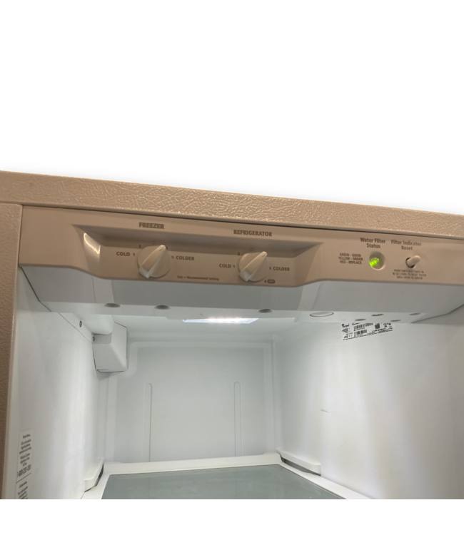 Bud's Warehouse 55145 Side By Side Refrigerator With External Dispenser White 36"
