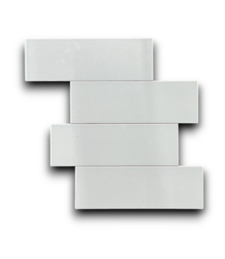 Bud's Warehouse 55152 Glossy Grey Ceramic Wall Tile 20-boxes (193 Sq. Ft.)