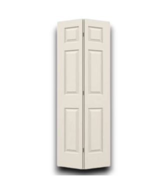 Bud's Warehouse 55159 32 X 80 Primed Hollow 6 Panel Bi Fold
