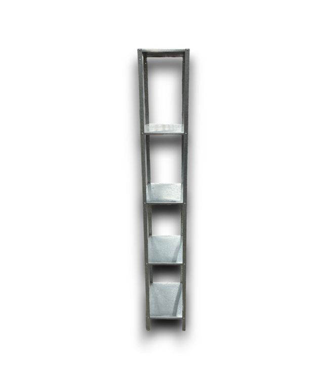 Bud's Warehouse 55165 Aluminum 4-tier Shelving Unit
