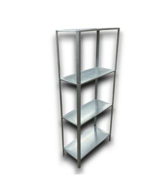 Bud's Warehouse 55167 Aluminum 3-tier Shelving Unit