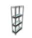 55167 Aluminum 3-tier Shelving Unit