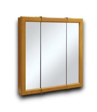 Bud's Warehouse 55169 Honey Oak Surface Mount Medicine Cabinet 30"