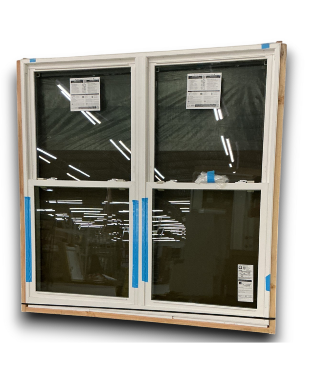 55172 72 X 72 White Vinyl Double Hung Window