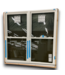 55172 72 X 72 White Vinyl Double Hung Window