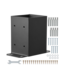 Bud's Warehouse 55183 Black Post Brackets 4" X 4" (4-pack)
