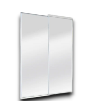 Bud's Warehouse 55185 48 X 80 Sliding Mirror Pre Finished Closet Door