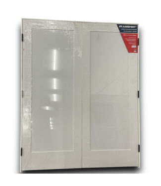 Bud's Warehouse 55190 60 X 80 White Shake Pine French Interior Door