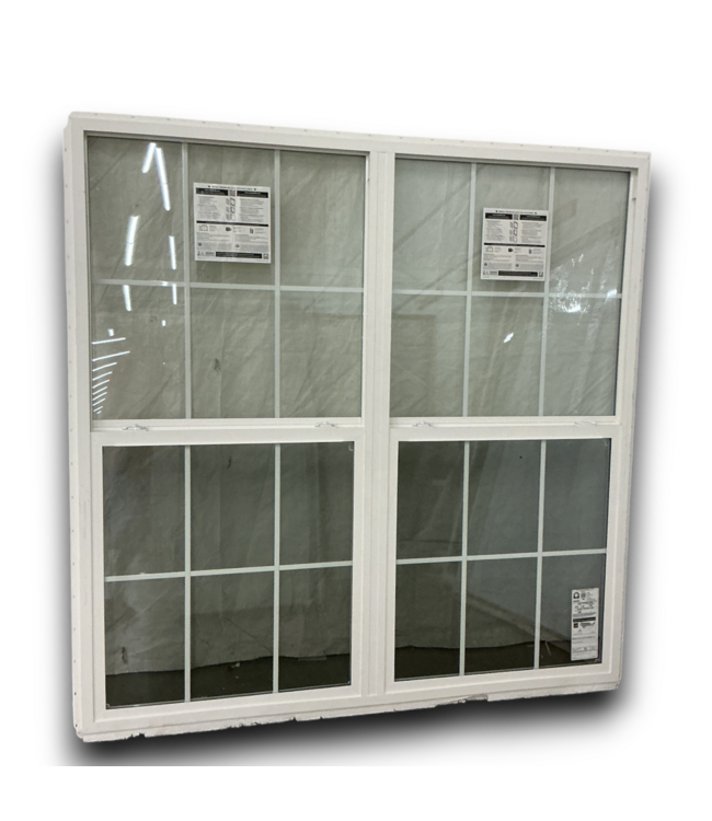 55191 72 X 72 White Vinyl Double Wide Window
