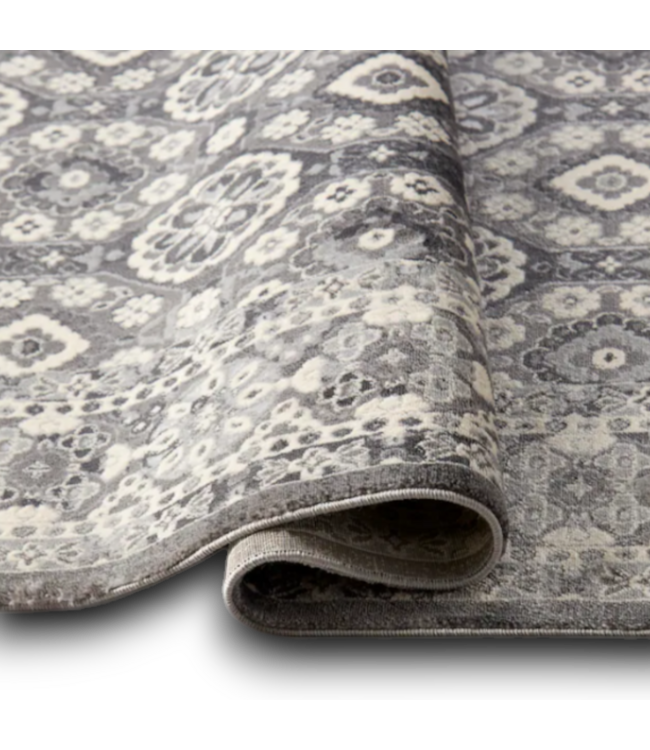 Bud's Warehouse 55192 5 X 7 Grey Geometric Area Rug