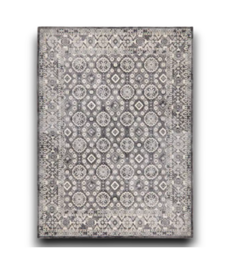 Bud's Warehouse 55192 5 X 7 Grey Geometric Area Rug