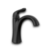 55197 Matte Black 1-handle Bathroom Sink Faucet