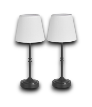 Bud's Warehouse 55201 Rechargeable Cordless Table Lamp 2 Pack
