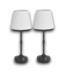 55201 Rechargeable Cordless Table Lamp 2 Pack