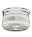 Bud's Warehouse 55207 Polished Chrome White Glass Ceiling Light