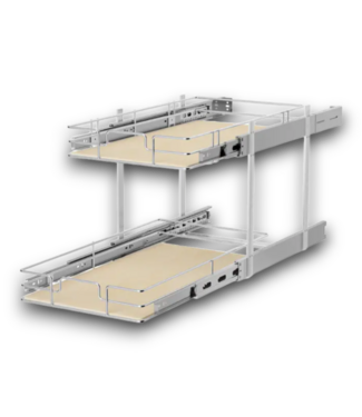 Bud's Warehouse 55211 2 Tier Individual Pull Out Cabinet