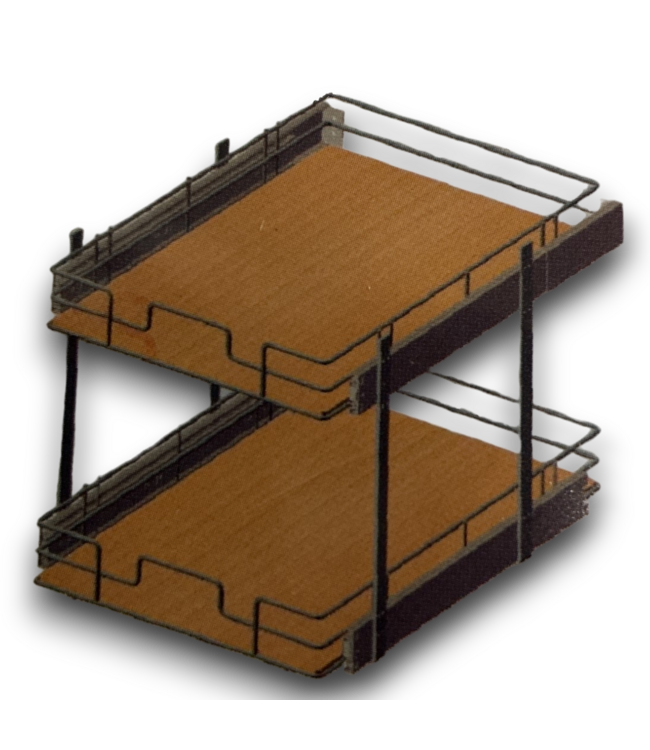 Bud's Warehouse 55211 2 Tier Individual Pull Out Cabinet