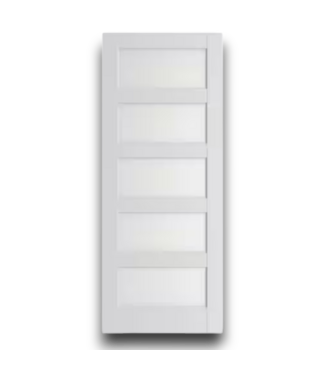 Bud's Warehouse 55215 24 X 80 5 Lite Core Frosted Glass Interior Door
