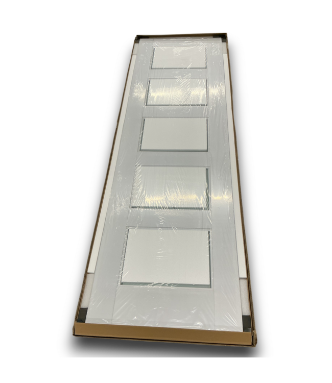 Bud's Warehouse 55215 24 X 80 5 Lite Core Frosted Glass Interior Door