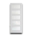 Bud's Warehouse 55217 36 X 80 5 Lite Solid Frosted Glass Interior Door