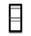 Bud's Warehouse 55222 36 X 80 Black Split Full View Storm Door