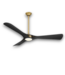 55233 Bridge 60" Legacy Led Smart Propeller Ceiling Fan Brass And Black
