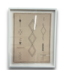 55240 24 X 80 Framed Tribal Wall Art White Frame