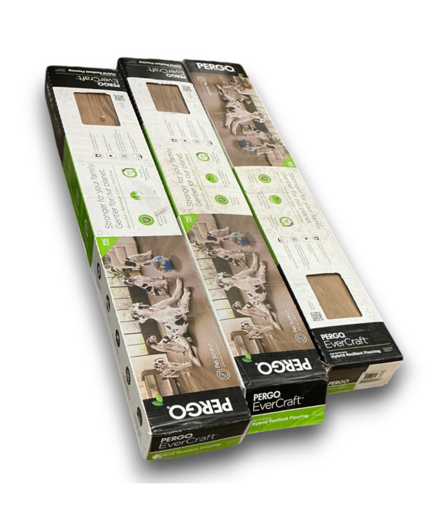 Bud's Warehouse 55228 78 Square Feet Hybrid Resilient Flooring Oak