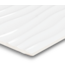 55243 Hudson Brilliant White Motion Glossy Ceramic Fluted Wall Tile 62 Sq. Ft.