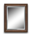 Bud's Warehouse 55246 Bronze Beveled Rectangle Mirror