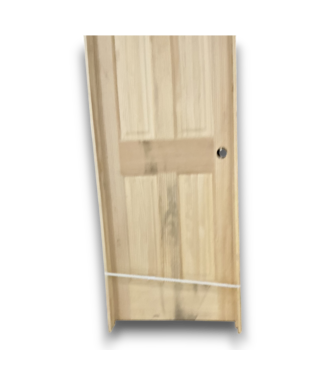 Bud's Warehouse 55268 28 X 80 Natural Wood Prehung Interior Door