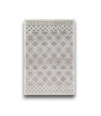 Bud's Warehouse 55285 Natti Contemproary Trellis Ivory Area Rug 5 X 8