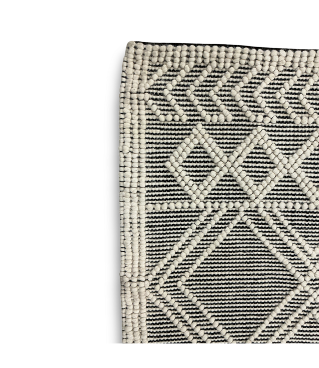 Bud's Warehouse 55285 Natti Contemproary Trellis Ivory Area Rug 5 X 8