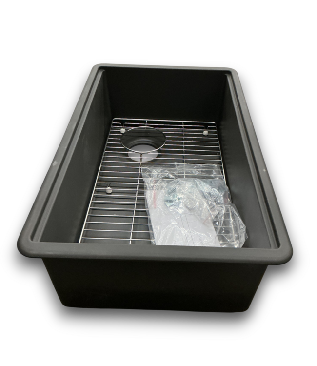 Bud's Warehouse 55292 Neoroc Matte Composite Workstation Sink 29.5"