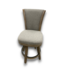 55293 Heathered Grey Counter Height Upholstered Swivel Bar Stool