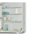 Bud's Warehouse 55284 White Medicine Cabinet W/usb Outlet