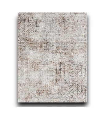 Bud's Warehouse 55303 8 X 10’ Rust Rectangular Abstract Area Rug