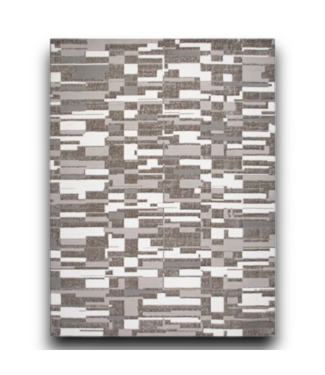 Bud's Warehouse 55304 8 X 10’ Wispy Moon Geometric Area Rug