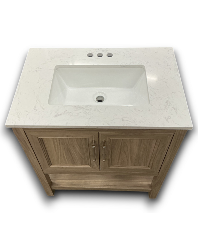 Bud's Warehouse 55307 Latte Brown Bathroom Vanity 30"