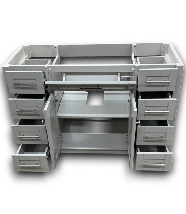 Bud's Warehouse 55311 Moonstone Gray Bathroom Vanity Base 48"