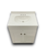 Bud's Warehouse 55297 Bright White Bathroom Vanity W/sink Top 24"